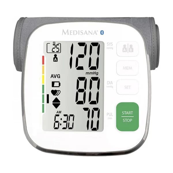 Tensiómetro de brazo MEDISANA BU 540 CONNECT, pantalla fácil lectura, indicador arritmias. - 1 ud - Imagen del producto en Findit