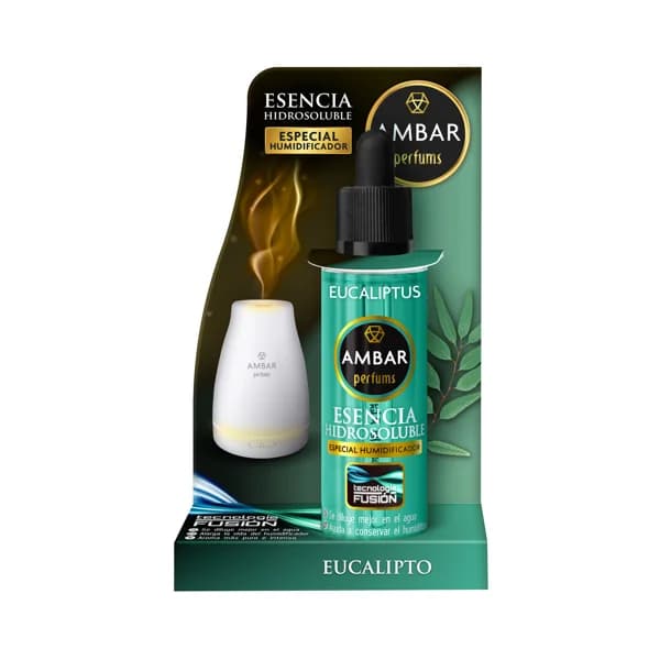 AMBAR Esencia hidrosoluble especial para humidificador con aroma a Eucalipto. - 0.05 l - Imagen del producto en Findit