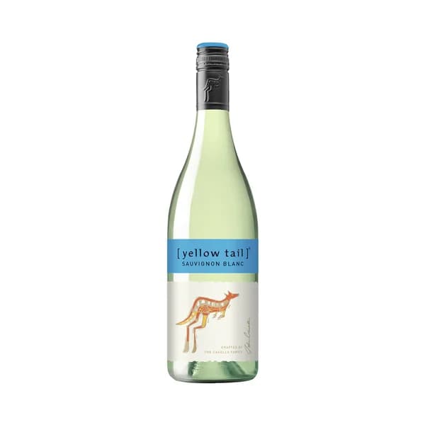 YELLOW TAIL Vino blanco Australiano elaborado con uvas de la variedad Sauvignon botella 75 cl. - 1 ud - Imagen del producto en Findit