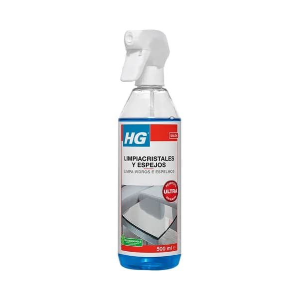 HG Limpiador especial para cristales y espejos HG 500 ml. - 0.5 l - Imagen del producto en Findit