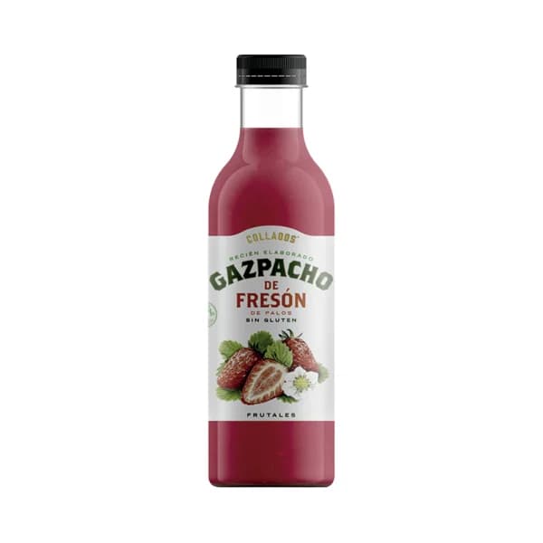 COLLADOS Gazpacho de fresón de palos, recién elaborado y 100% natural COLLADOS 750 ml. - 0.75 l - Imagen del producto en Findit
