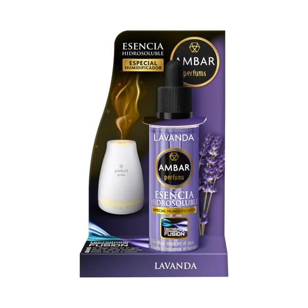 AMBAR Esencia hidrosoluble especial para humidificador con aroma a lavanda. - 0.05 l - Imagen del producto en Findit