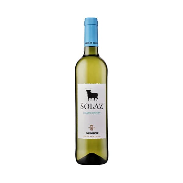 SOLAZ  Vino blanco Chardonnay con I.G.P. Vinos de la Tierra de Castilla botella 75 cl. - 1 ud - Imagen del producto en Findit