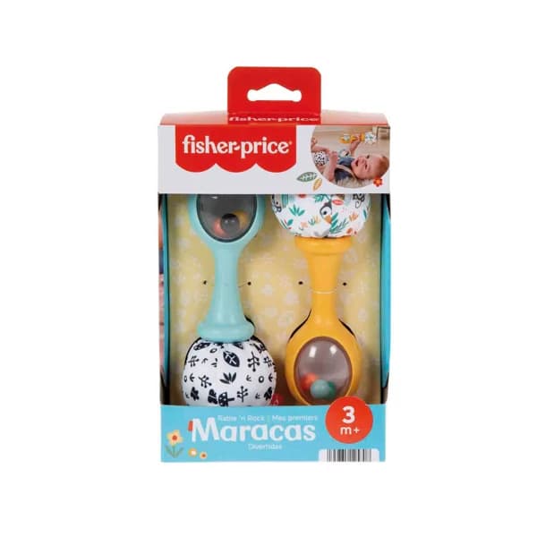 Fisher-Price Maracas divertidas Sonajeros +3 meses - 1 ud - Imagen del producto en Findit