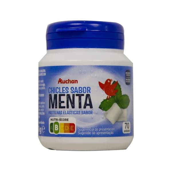 PRODUCTO ALCAMPO Chicles sabor a menta sin azúcar PRODUCTO ALCAMPO 70 grageas 400 g. - 0.1 kg - Imagen del producto en Findit