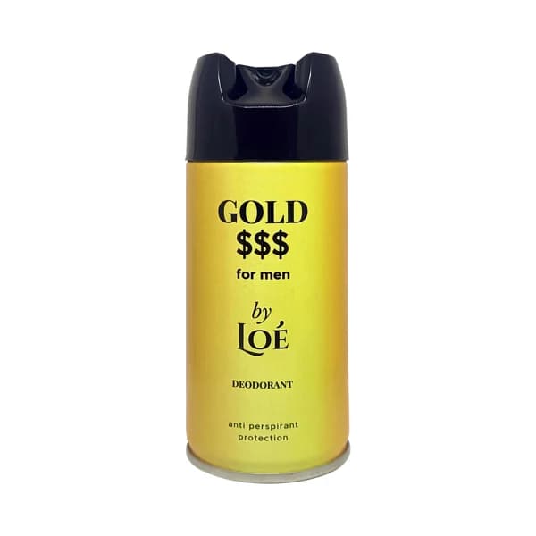 LOÉ Gold $$$ Desodorante en spray para hombre con protección antitranspirante 150 ml. - 0.15 l - Imagen del producto en Findit