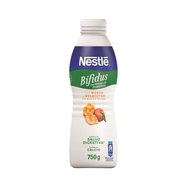 NESTLÉ Bífidus líquido para beber, con sabor mango y melocotón 750 g. - 0.75 kg - Imagen del producto en Findit
