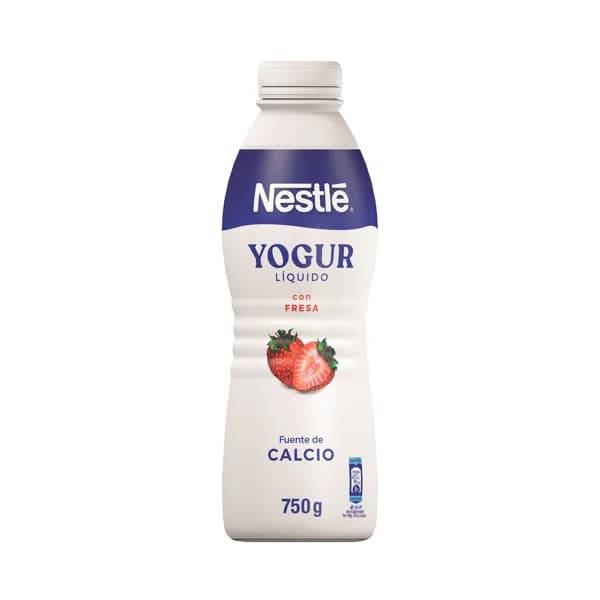 NESTLÉ Yogur líquido para beber con fresas 750 g. - 0.75 kg - Imagen del producto en Findit