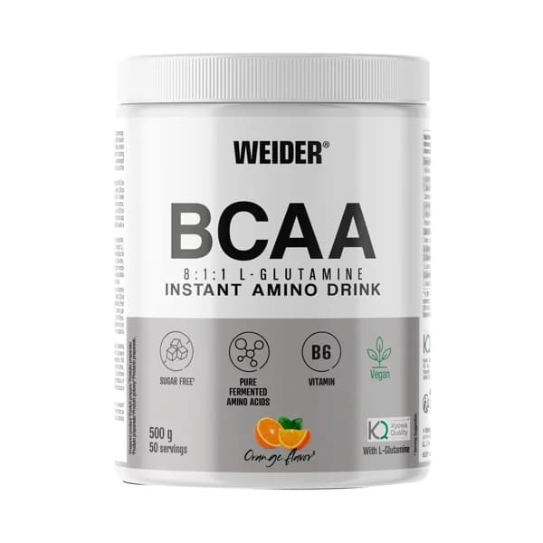 WEIDER Complemento alimenticio BCAA 8:1:1 + glutamina, sabor naranja 500 g. - 0.5 kg - Imagen del producto en Findit
