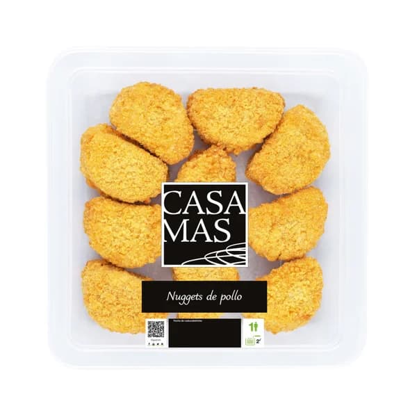 CASA MAS Nuggets de pollo (pollo empanado) 200 g. - 0.2 kg - Imagen del producto en Findit