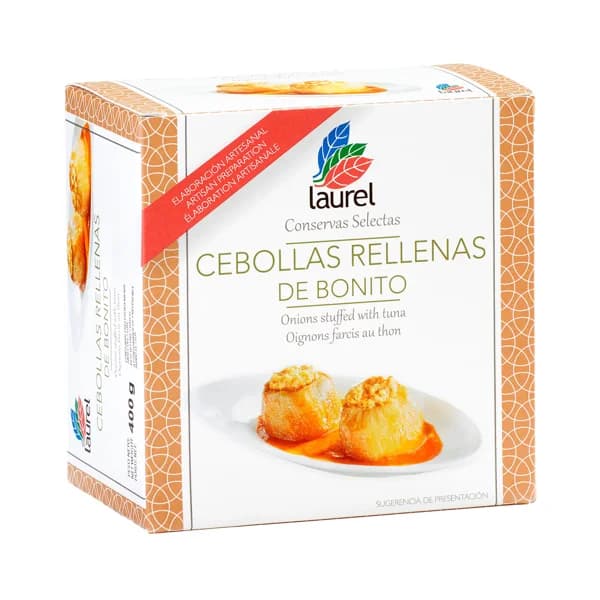 LAUREL Cebollas rellenas de bonito 400 g. - 0.4 kg - Imagen del producto en Findit