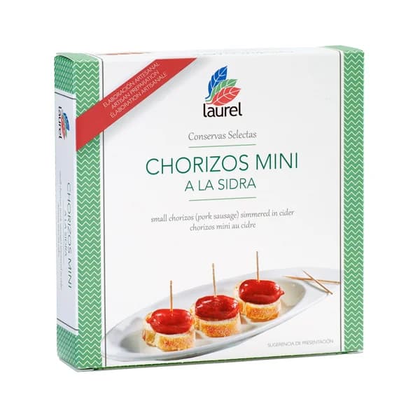 LAUREL Chorizos mini a la sidra 265 g. - 0.27 kg - Imagen del producto en Findit
