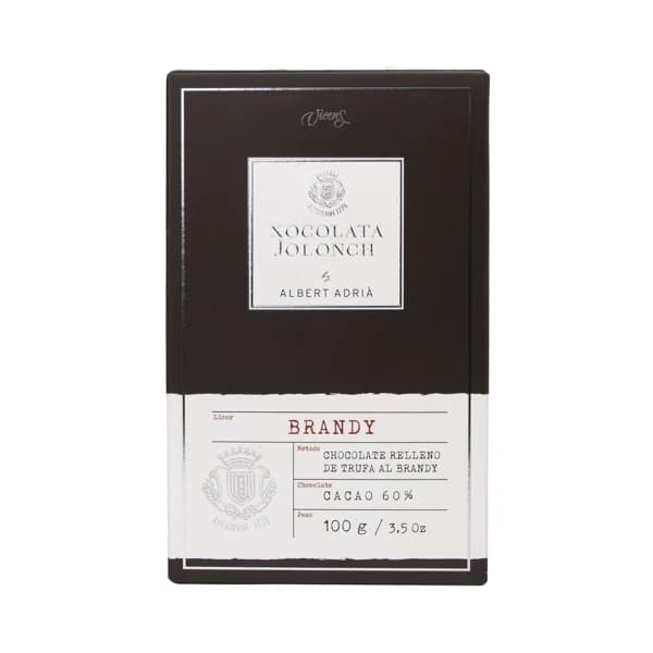 VICENS Chocolate negro 60% con brandy 100 g. - 0.1 kg - Imagen del producto en Findit
