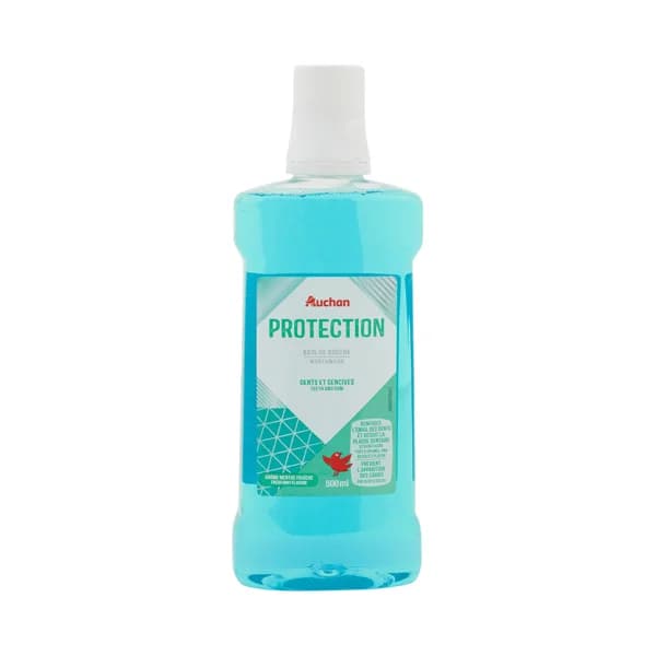 PRODUCTO ALCAMPO Enjuague bucal de uso diario, con acción protectora y sabor a menta 500 ml. - 0.5 l - Imagen del producto en Findit
