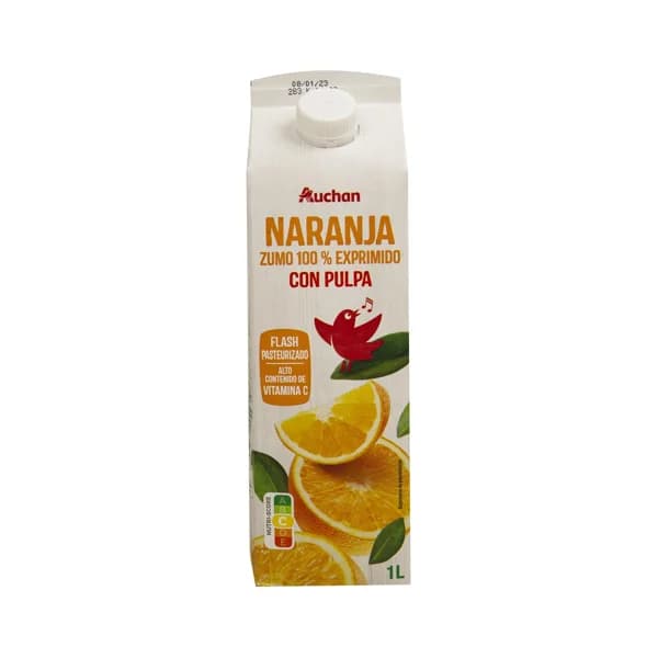 PRODUCTO ALCAMPO Zumo de naranja con pulpa refrigerado PRODUCTO ALCAMPO brick de 1 l. - 1 l - Imagen del producto en Findit