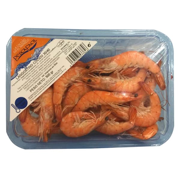 Langostino cocido 30/40 uds. 500 g. - 0.5 kg - Imagen del producto en Findit
