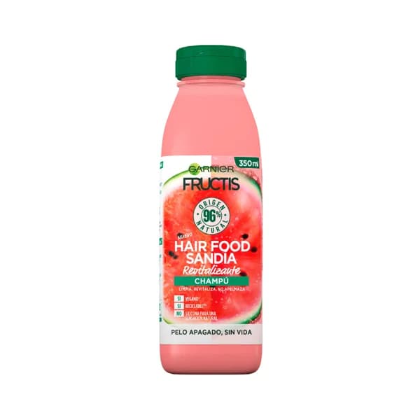 FRUCTIS Champú revitalizante sin siliconas, para cabellos apagados y sin vida FRUCTIS Hair food de Garnier 350 ml. - 0.35 l - Imagen del producto en Findit