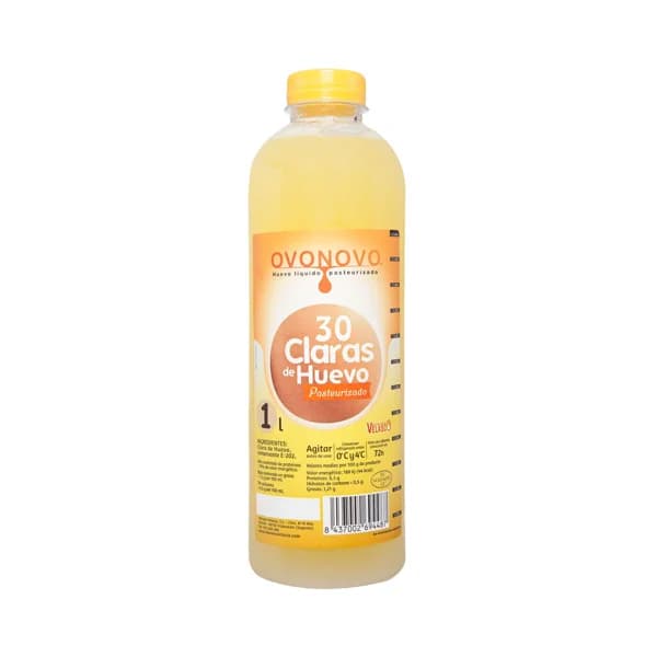 OVONOVO Huevo líquido (30 claras) pasteurizado 1l. - 1 kg - Imagen del producto en Findit