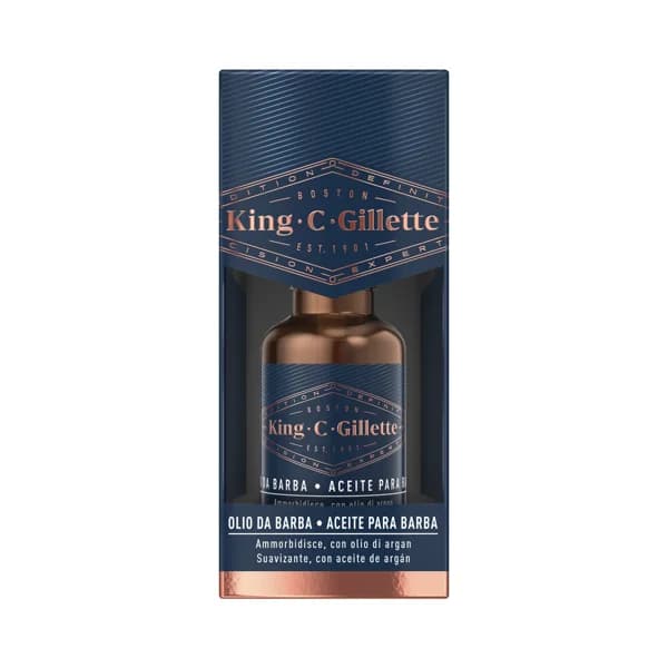 GILLETTE Aciete suavizante para barba con aceite de Argán GILLETTE King C 30 ml. - 1 ud - Imagen del producto en Findit