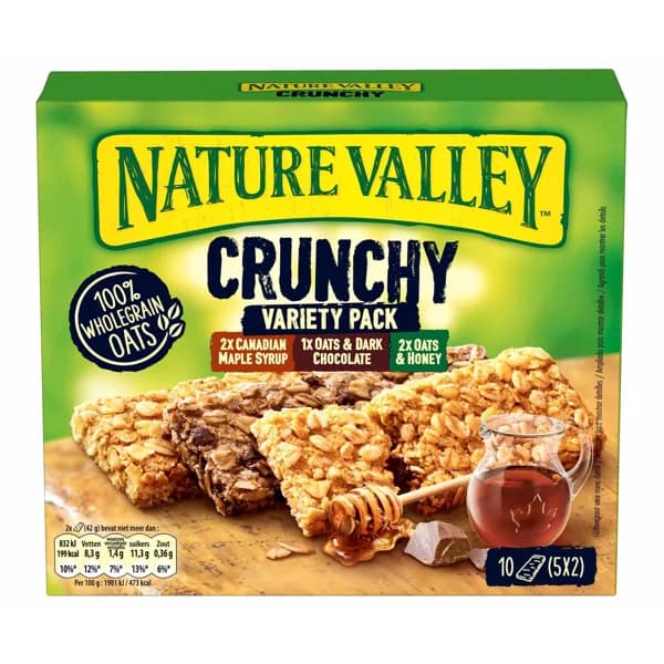 NATURE VALLEY Barritas de muesli crujiente variadas 5 uds x 210 g. - 0.21 kg - Imagen del producto en Findit