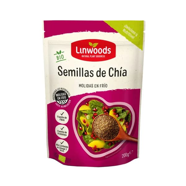 LINWOODS Semillas de Chía molidas BIO LINWOODS 200 g. - 0.2 kg - Imagen del producto en Findit