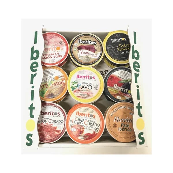 IBERITOS Patés surtido IBERITOS 18 x 25 g. - 0.41 kg - Imagen del producto en Findit