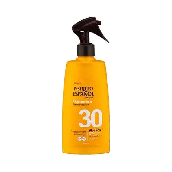 INSTITUTO ESPAÑOL Protector solar en srapy con aloe vera y FPS 30 (alto) 300 ml. - 0.3 l - Imagen del producto en Findit