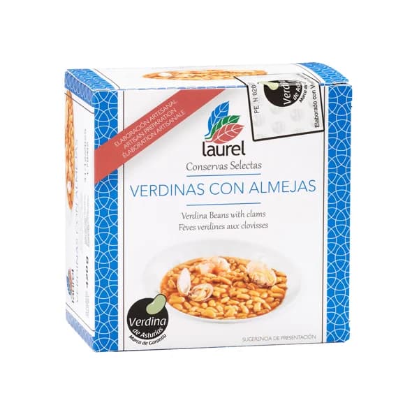 LAUREL Verdinas con almejas 420 g. - 0.42 kg - Imagen del producto en Findit