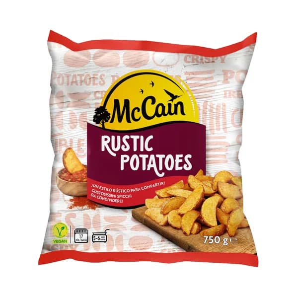 McCAIN Patatas rústicas cortadas en gajos, ultracongeladas 750 g. - 0.75 kg - Imagen del producto en Findit