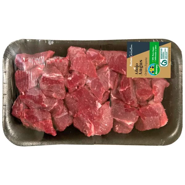 ALCAMPO CULTIVAMOS LO BUENO Bandeja de carne para guisar de añojo Angus de origen nacional, cortada en tacos - 1 ud - Imagen del producto en Findit