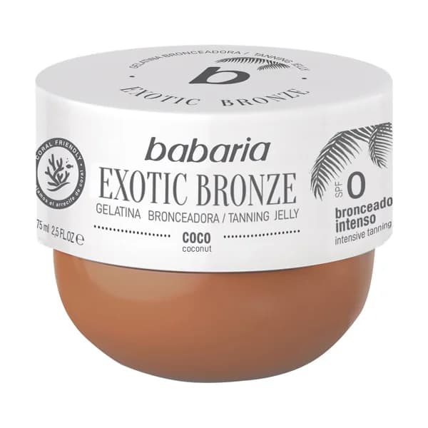 BABARIA Gelatina bronceadora con extracto de coco y sin factor de protección solar BABARIA 75 ml. - 0.08 l - Imagen del producto en Findit