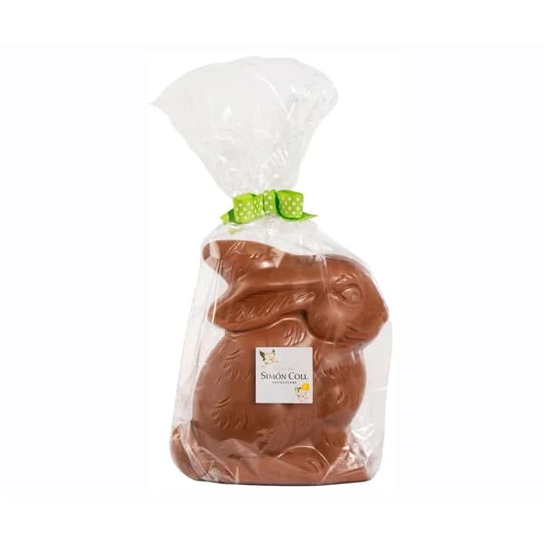 SIMÓN COLL Conejo de pascua chocolate con leche 300 g. - 0.3 kg - Imagen del producto en Findit