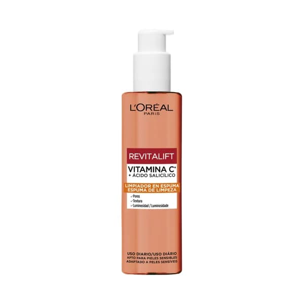 Limpiador purificador en espuma, con vitamina C y ácido salicílico L´ORÉAL PARIS Revitalift 150 ml. - 0.15 l - Imagen del producto en Findit