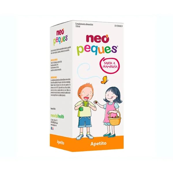 NEO PEQUES Apetito Complemento alimenticio sabor a frambuesa para la mejora del apetito 150 ml. - 0.15 l - Imagen del producto en Findit