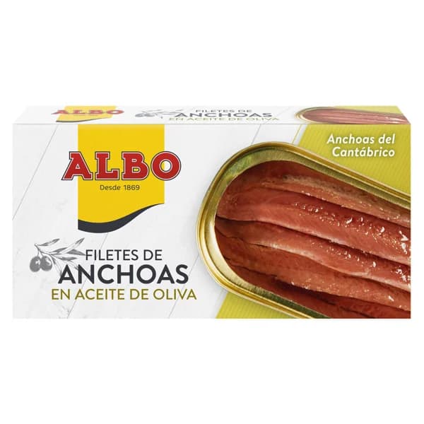 ALBO Filetes de anchoa en aceite de oliva ALBO 29 g. - 1 ud - Imagen del producto en Findit