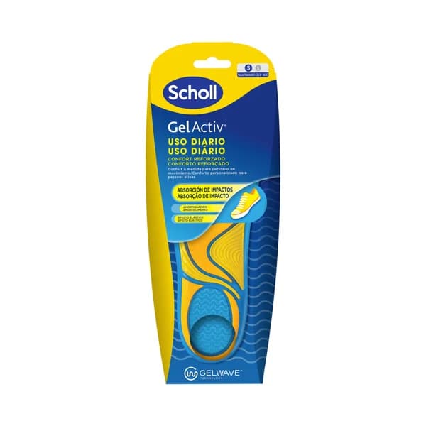 SCHOLL Gel activ Plantillas talla S (35.5 - 40.5) de uso diario 2 uds. - 1 ud - Imagen del producto en Findit