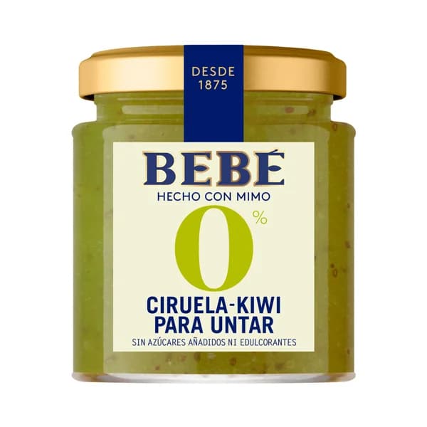 BEBE Untable 0% ciruela kiwi 230 g - 0.23 kg - Imagen del producto en Findit