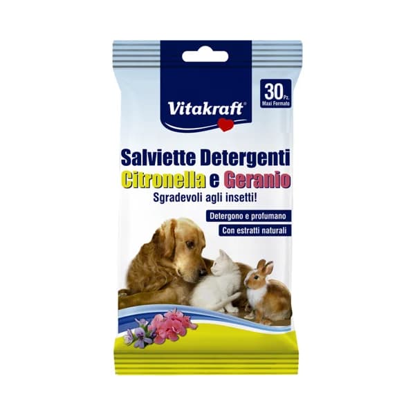 VITAKRAFT Toallitas higiénicas citronela VITAKRAFT 30 uds. - 1 ud - Imagen del producto en Findit