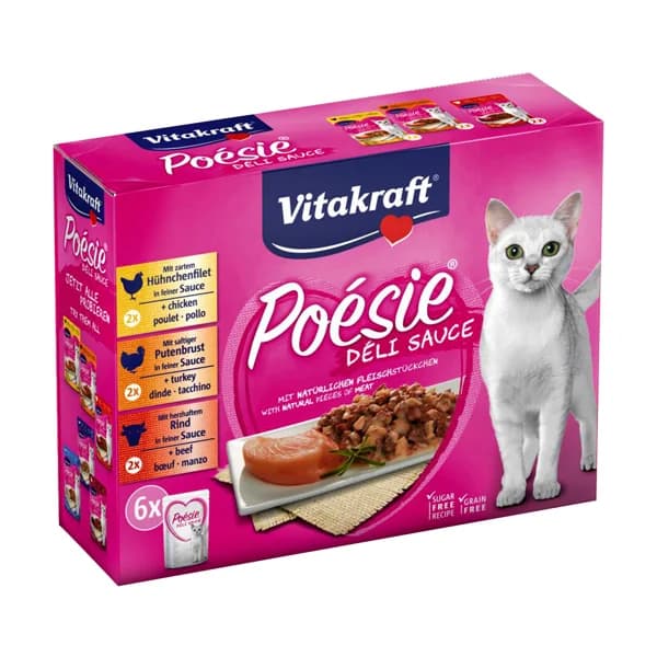 VITAKRAFT Comida para gatos húmeda Poèsie 6 uds. x 85 g. - 0.51 kg - Imagen del producto en Findit
