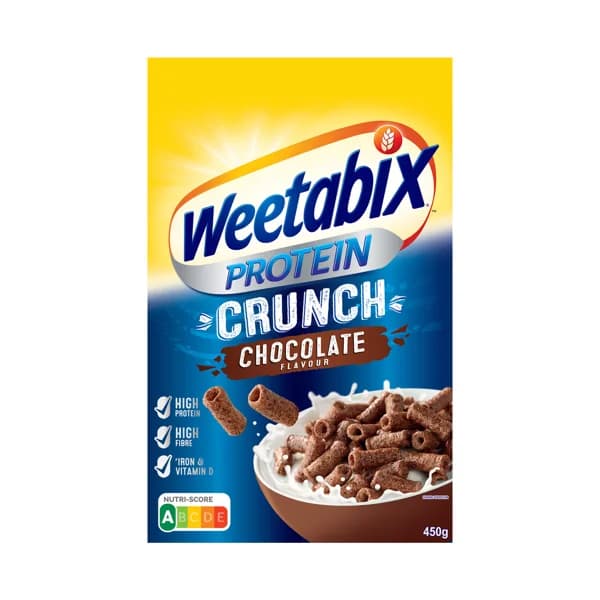 WEETABIX Cereales rulos chocolate CRUNCH WEETABIX 450 g - 0.45 kg - Imagen del producto en Findit