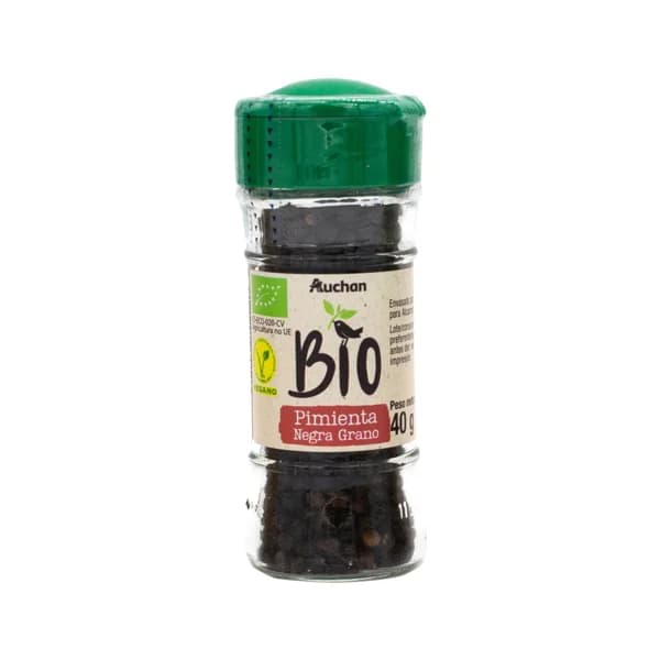 ALCAMPO ECOLÓGICO Pimienta negra en grano Bio 40 g. - 1 ud - Imagen del producto en Findit