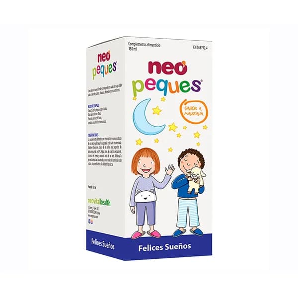 NEO PEQUES Complemento alimenticio a base de plantas, sabor manzana, que ayuda a conciliar el sueño 150 ml. - 0.15 l - Imagen del producto en Findit