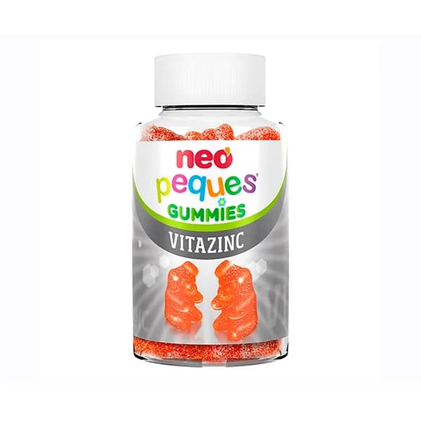 NEO PEQUES Caramelos masticables (gummies) sabor fresa ricos en vitaminas y zinc 30 uds. - 0.9 l - Imagen del producto en Findit