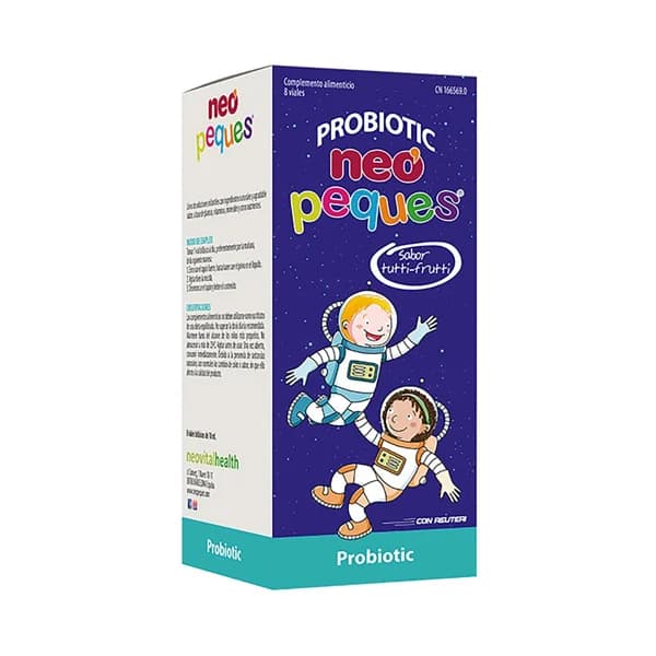 NEO PEQUES Complemento alimenticio a base de probióticos, sabor tutti-frutti 8 x 10 ml. - 0.08 l - Imagen del producto en Findit
