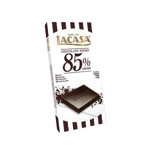 LACASA Chocolate negro 85 % cacao 100 g. - 0.1 kg - Imagen del producto en Findit