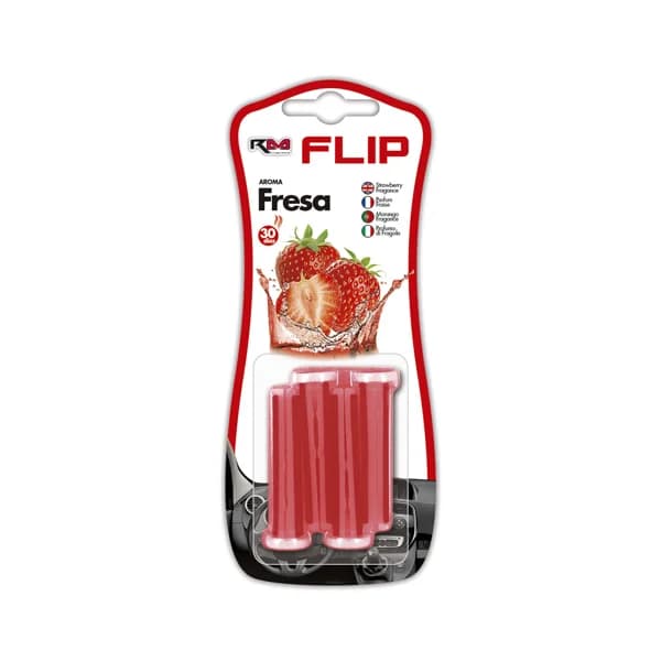 Ambientador de coche para rejilla de ventilación con aroma a fresa, ROLMOVIL. - 1 ud - Imagen del producto en Findit