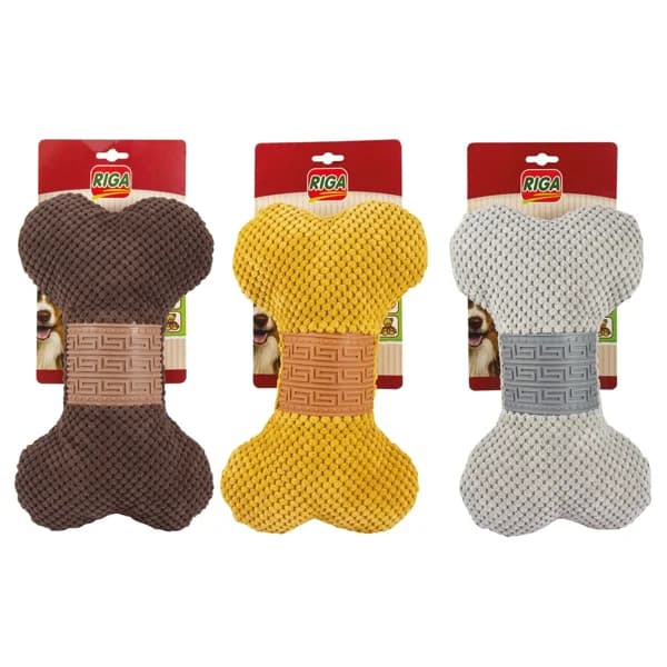 RIGA Peluche con forma de hueso para perros - 1 ud - Imagen del producto en Findit