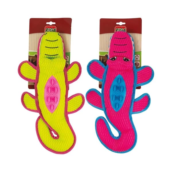 RIGA Peluche con forma de cocodrilo para perros - 1 ud - Imagen del producto en Findit