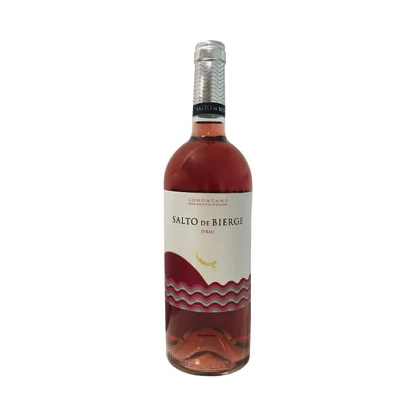 SALTO DE BIERGE  Vino rosado con D.O. Somontano botella 75 cl. - 1 ud - Imagen del producto en Findit