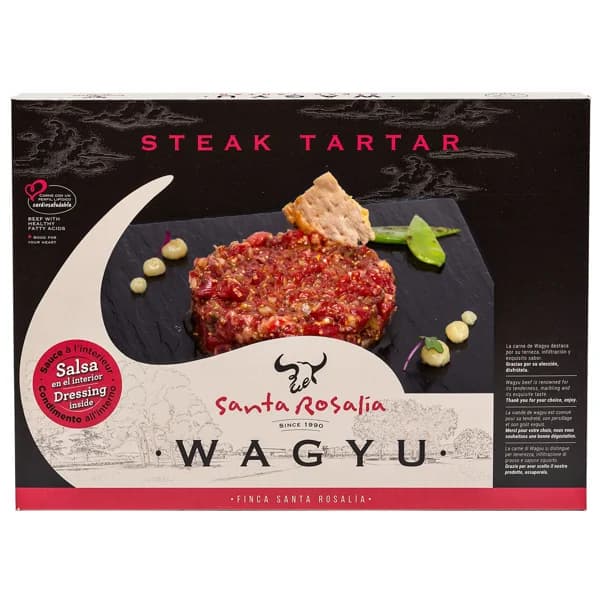 Steak tartar de Wagyu SANTA ROSALIA 130 g. - 0.13 kg - Imagen del producto en Findit